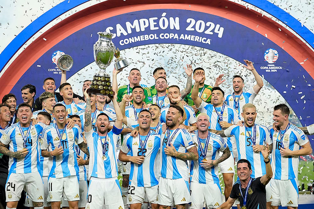 |Photo: AP/Rebecca Blackwell : Copa America 2024 Final: Argentina vs Colombia
